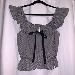 Selling ZARA ruffle top,